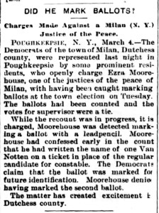 Milan Election Tie 1892